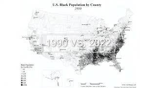 Animated Map: U.S. Black Population by County (1990-2022)