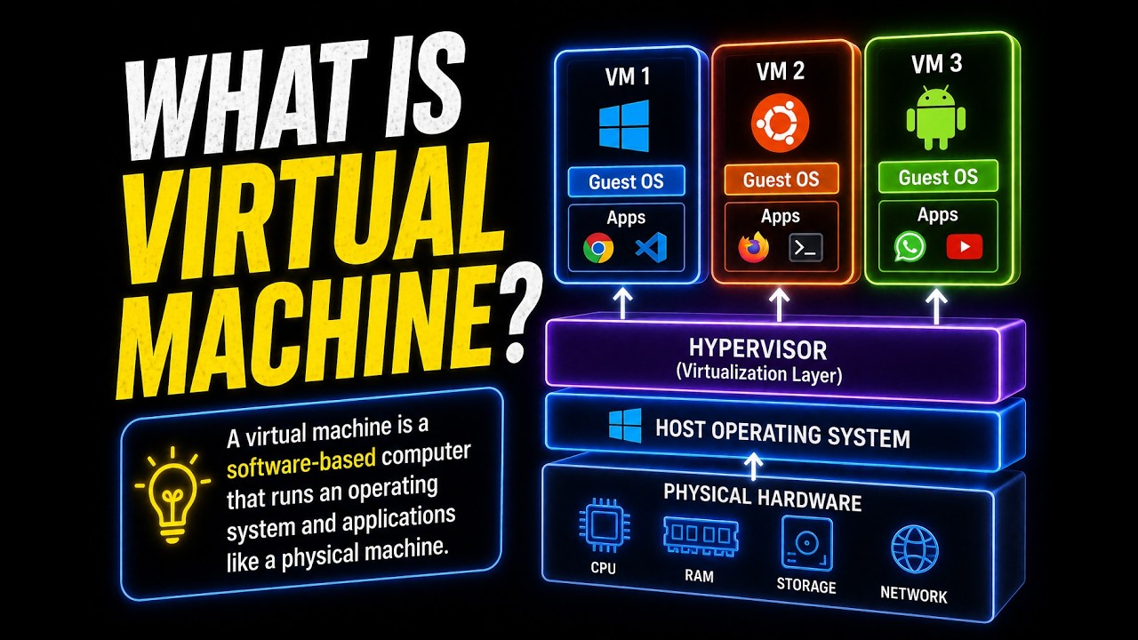 Vm Explained What is a Virtual Machine? (VM Explained for Beginners) - YouTube