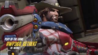 Overwatch Play Of The Game: McCree on Eichenwalde
