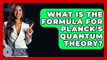 What Is The Formula For Planck