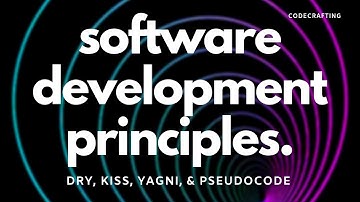 Software Development Principles - DRY, KISS, & YAGNI