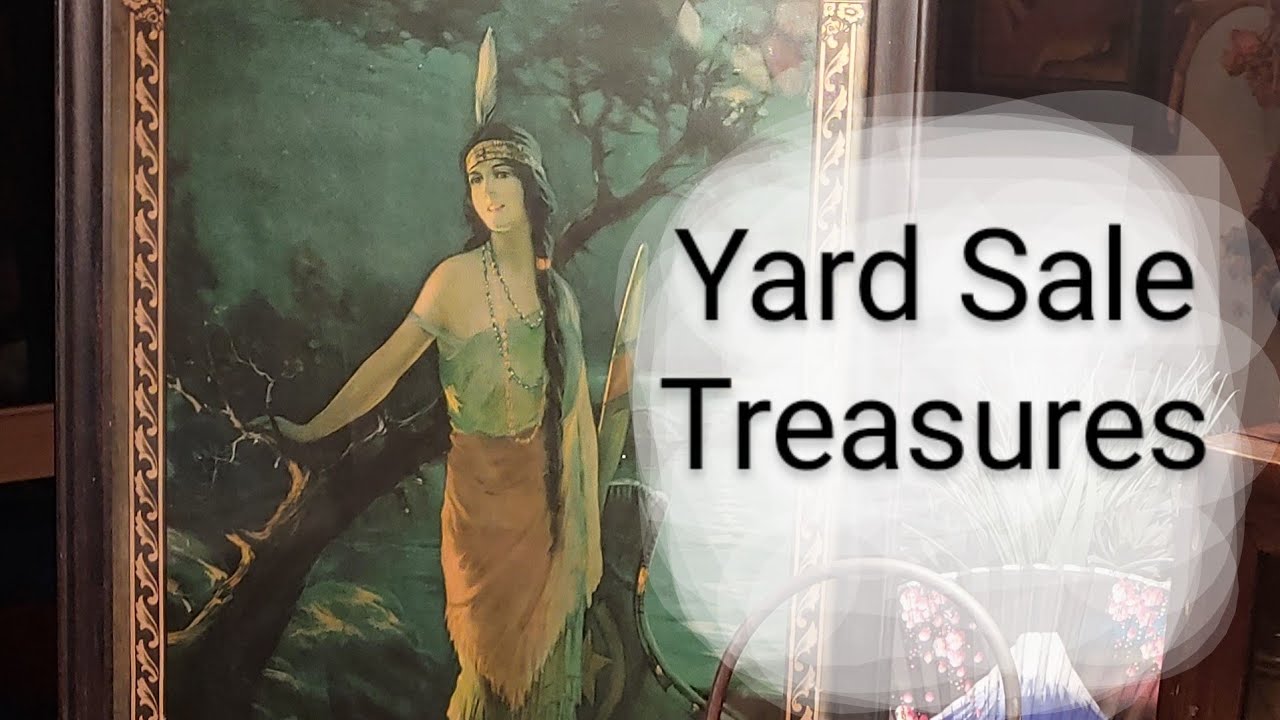 Great Yard Sale Finds! theweatheredfencepost yardsales 
