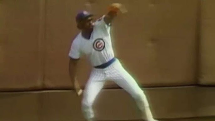 Andre Dawson hits his final Major League home run 