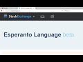 Esperanto Stack Exchange! (with English subtitles)