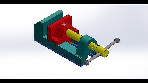 Bench Vice - Part Modelling - SolidWorks Tutorial