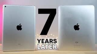iPad 2017 vs iPad 1. Comparison in 2017 after 7 years !!!