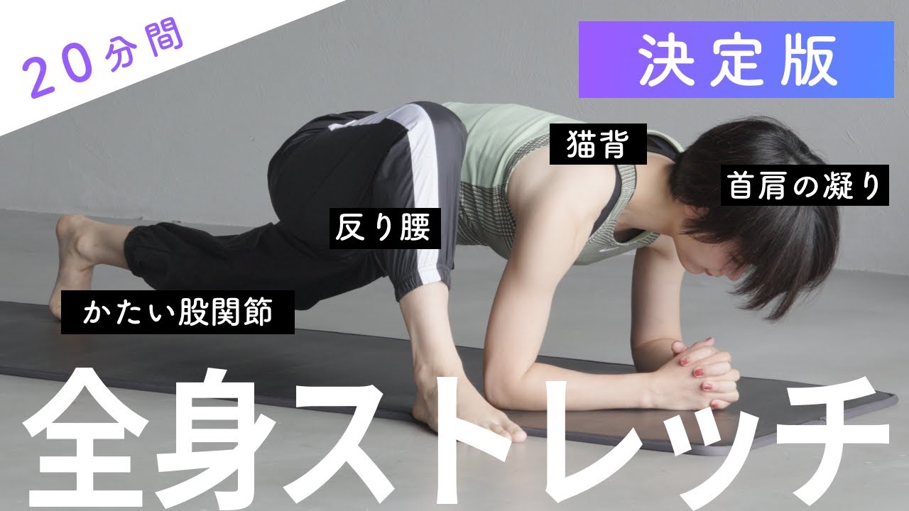 Hip joints, legs, back, waist, chest] Stretch your whole