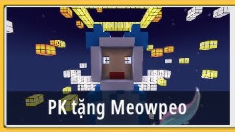 MEOWPEO THỬ THÁCH CHƠI MAP PARKOUR FAN TẶNG TRONG MINI WORLD NHƯNG MÀ NÓ LẠ LẮM