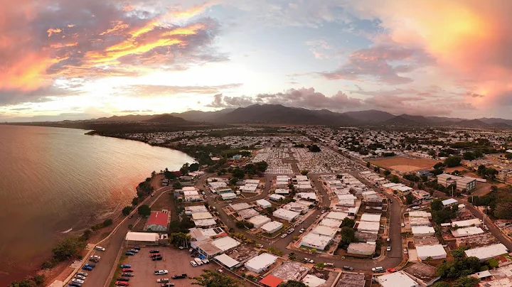 4k | El Malecn de Arroyo | Puerto Rico | Chill Music | Sunset  | Caribbean Sea