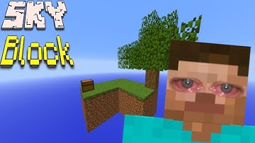 Minecraft Skyblock but everything goes wrong