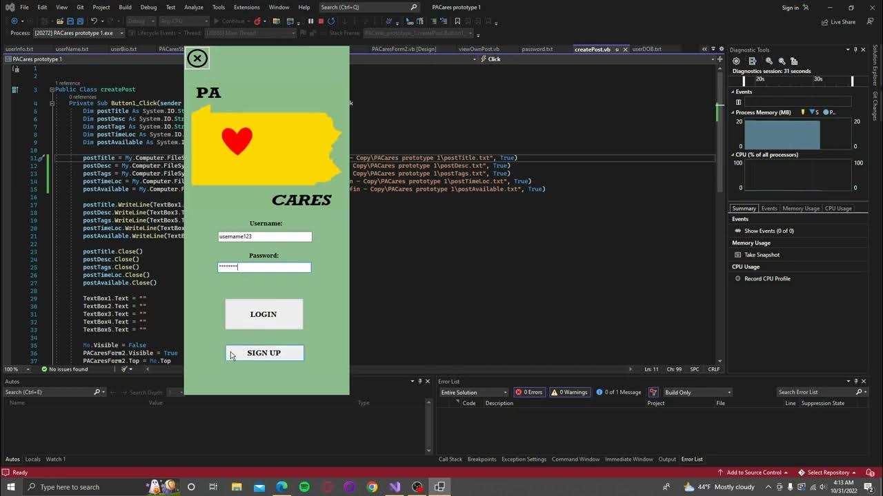 Congressional app challenge submission PA Cares. A volunteering app for everybody. YouTube