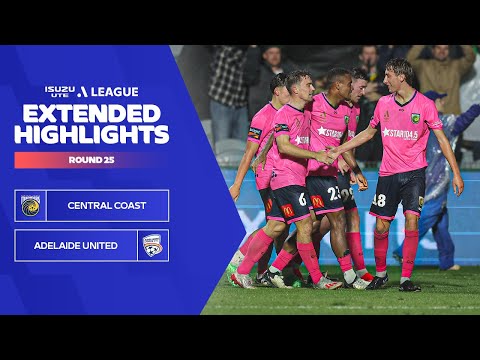 Central Coast Adelaide United Goals And Highlights