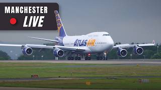 🔴 Manchester Airport LIVE ✈️ RARE Visitor to MAN