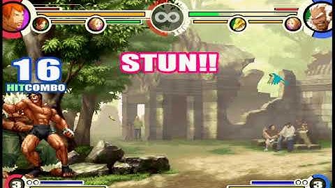 Gai / Kyo Stun Combo - The King of Fighters XI