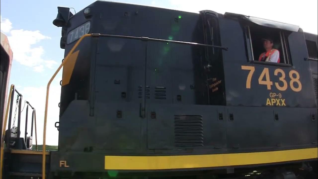Alberta Prairie Railway GP9 Switching! Big Valley Ab YouTube