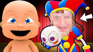 Baby Visits THE AMAZING DIGITAL CIRCUS!