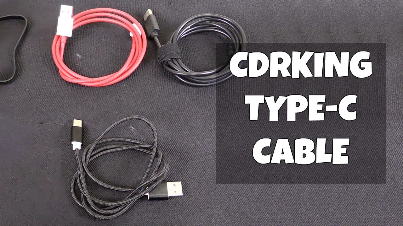 Type-C USB cable from CDRKING vs. Tronsmart, OnePlus, Ravpower