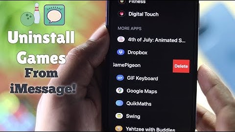 iOS 15: Uninstall iMessage Games on iPhone! [Remove Game Pigeon]