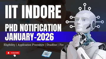 IIT Indore PhD Admission January 2026 | GATE, UGC/CSIR NET, JRF, PhD Only Qualified| HustleWithRishu