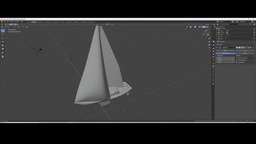 Modeling my COMET 850 sailboat with Blender 2.8 - Timelapse