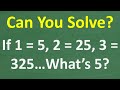 If 1 5 2 25 3 325 What S 5 If 1 5 2 25 3 325 What S 5