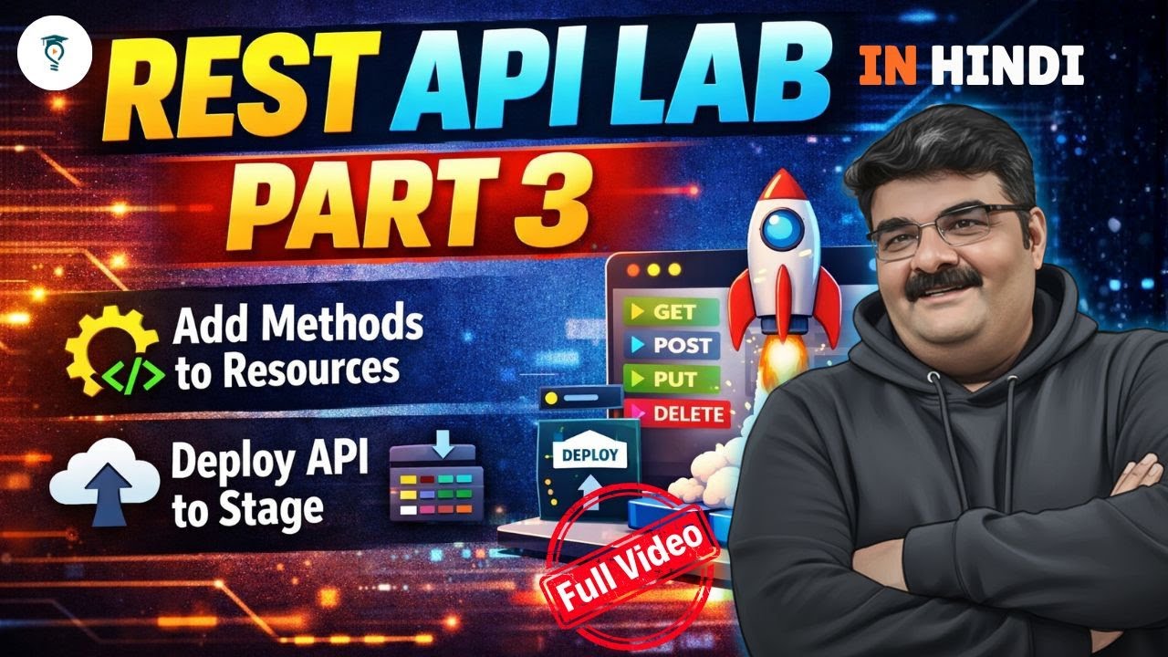 Day 414 | AWS REST API Lab Part 3 | How to add Methods (GET, POST, PUT ...