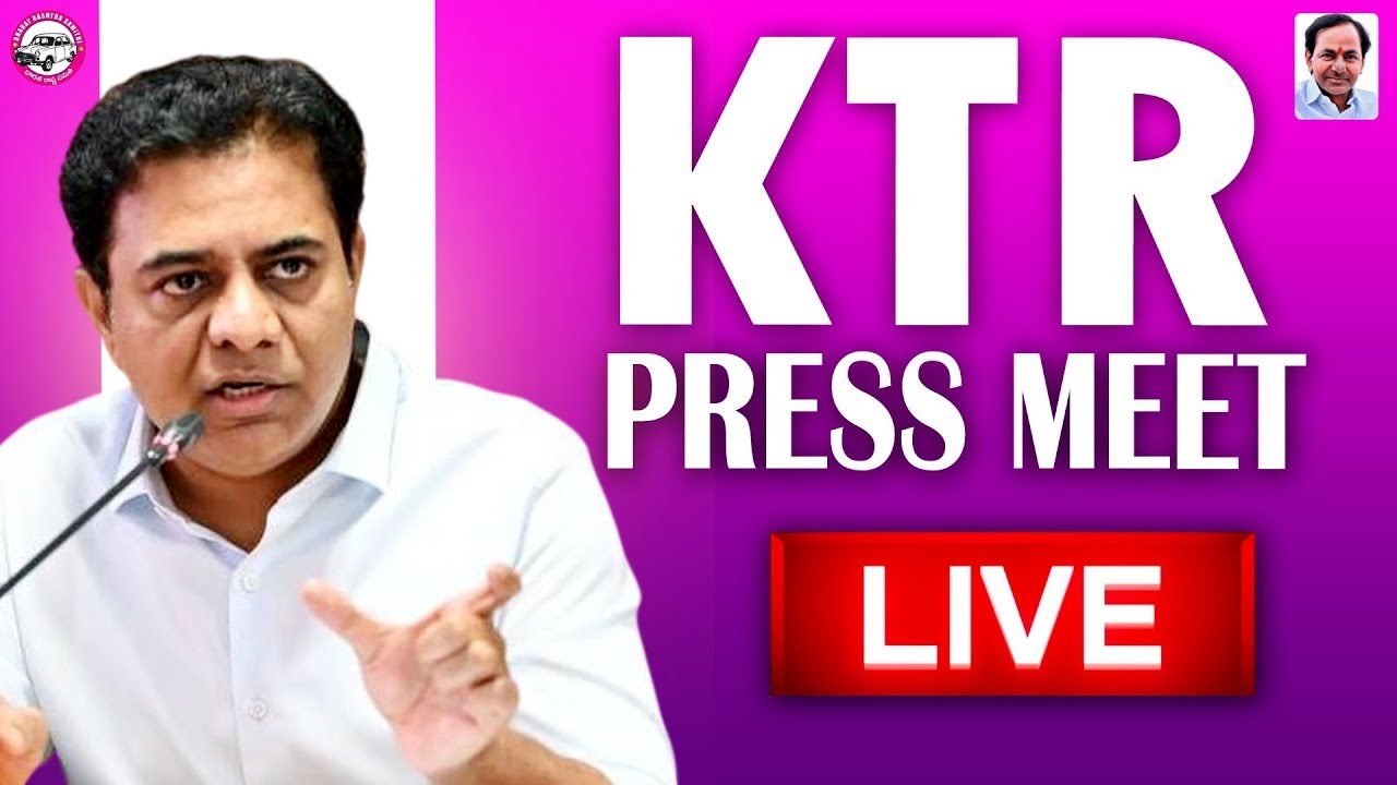 LIVE : KTR Press Meet At Hanumakonda | BRS LIVE FEED