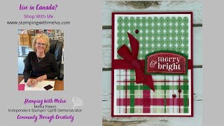 Live with Stamping With Melva - Embossing over stamping