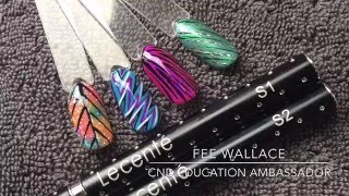 SHELLAC™ Nail Art Tutorial with Lecenté™ Striping Brushes