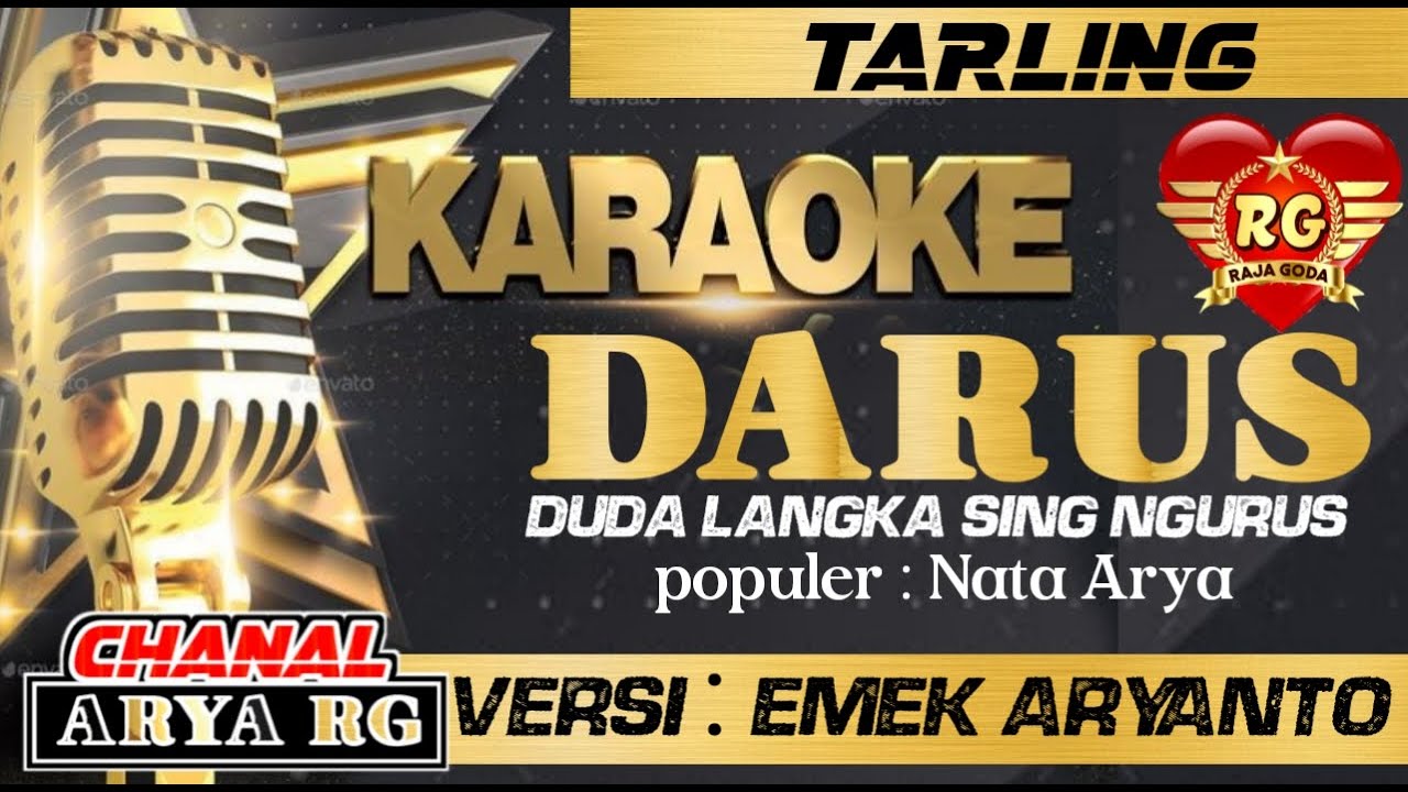 Karoke DARUS - [Duda laka sing ngurus] Versi Emek Aryanto || populer  Nata Arya