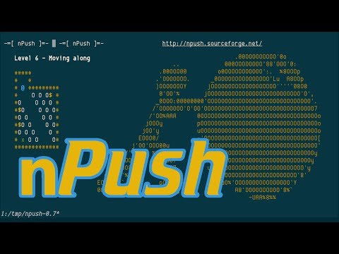 nPush, ncurses Sokoban-like game