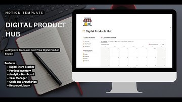 Notion Template: Digital Products Hub