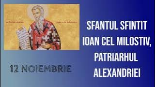SAINT JOHN THE MERCIFUL, PATRIARCH OF ALEXANDRIA - November 12
