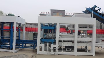 QT8-15 full automatic hydraulic concrete hollow cement block machine