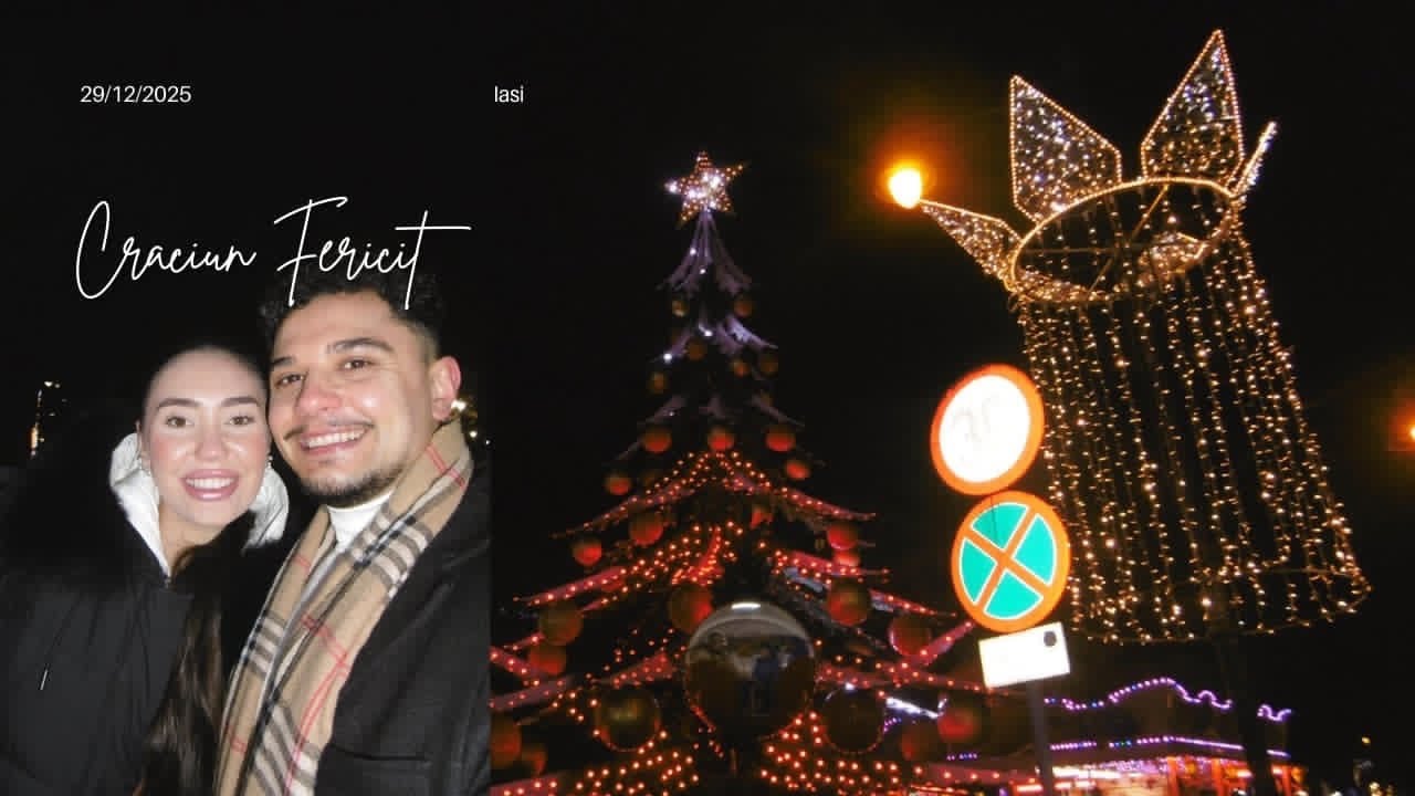 Ghiciti cu cine ne-am întâlnit in Târgul de Crăciun din Iași.🎄