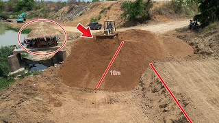 New Project Landfill Best Komatsu D21P Bulldozer Pushing Sand And Dump  Trucks by Bulldozer Local 921 views 1 day ago 40 minutes