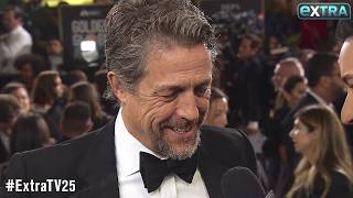 Hugh Grant Jokes About Wife Anna Eberstein Crying on Their Honeymoon