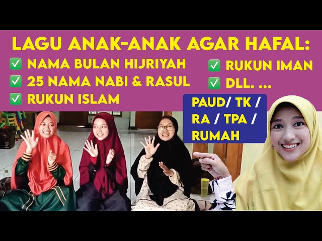 Bisa juga Untuk di Rumah: Aneka Tepuk-tepuk / lagu Islami untuk #PAUD #TK #RA #TPA class=