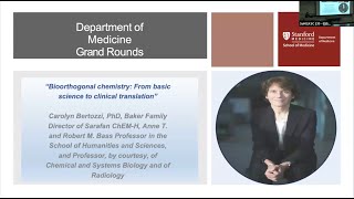 Bioorthogonal chemistry: From basic science to clinical translation | DoM Grand Rounds| 6 March 2024