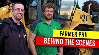 FARMER PHIL BEHIND THE SCENES WITH FARMFLIX | MAIZE CUTTING | FATHER PHIL | John McClean & Conor