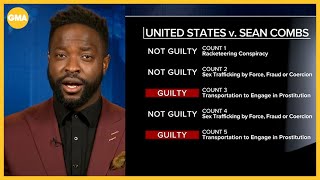 Why Sean 'Diddy' Combs was acquitted of the most serious charges against him