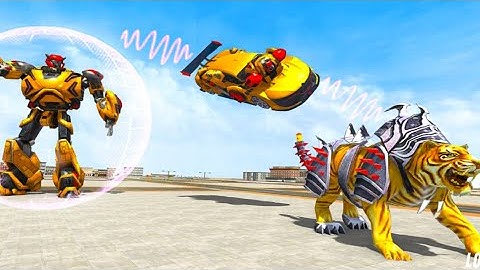 flying wild tiger robot gameplay