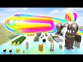 Testing BIG RAINBOW NUCLEAR BOMB in the Flatgrass | Gmod