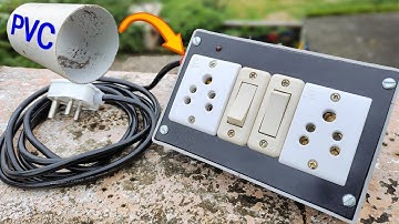 How to make a extension board from PVC pipe |RECTIFIER|