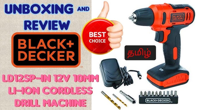Black & Decker CD121K50 12-Volt Cordless Drill/Driver 50