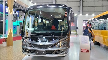 SML Executive LX Bus Launched @ 2023 Auto Expo - Walkaround | Full Interior And Exterior