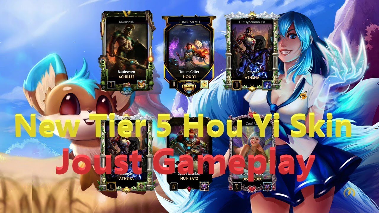 SMITE - New Tier 5 Hou Yi Skin (Totem Caller) Gameplay