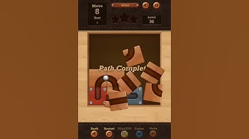 Roll the Ball slide puzzle Skilled Pack Level 36 Solution