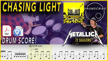 Chasing Light - METALLICA (72 Seasons) | DRUM SCORE Sheet Music | #93 DRUMSCRIBE