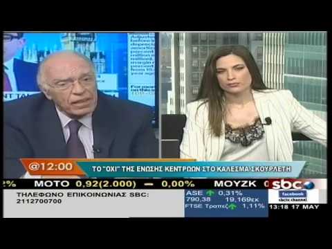 Ο Πρόεδρος της 'Ενωσης Κεντρώων Βασίλης Λεβέντης στο SBC και την Ηρώ Ράντου